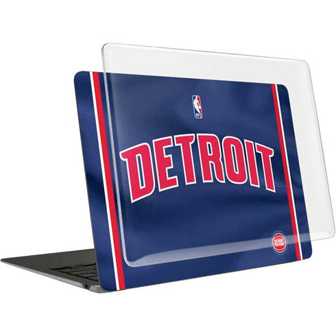 NBA Detroit Pistons Jersey MacBook Air 15in (2023-2025) Case plus Skin